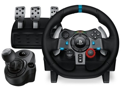 KIEROWNICA LOGITECH G29 PC PS4 PS5 + DRIVING FORCE SHIFTER BIEGI