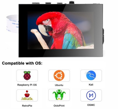 Ekran OSOYOO DSI 3,5 cala V1.0 dla Raspberry Pi Ubuntu MATE Windows 10