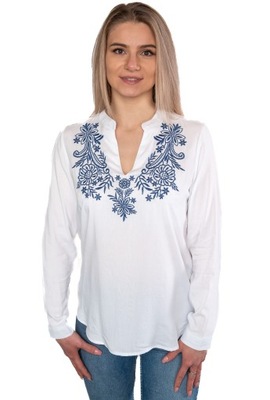 Koszula damska bawełniana haftowana