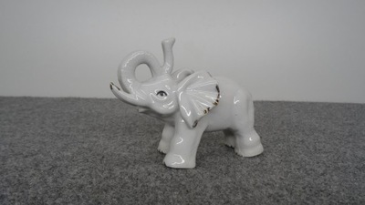 Porcelanowa figurka słoń porcelanowy słoń