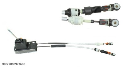 CABLE CAMBIOS DE TRANSMISIÓN CITROEN C5 III,P407 1.6HDI 9800977680  