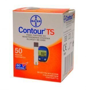 Contour TS paski testowe 50 sztuk BAYER