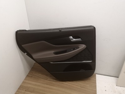 Santa fe iv обшивка дверь левый задняя фото №1