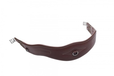 QHP popręg skórzany BRĄZOWY [R 120]