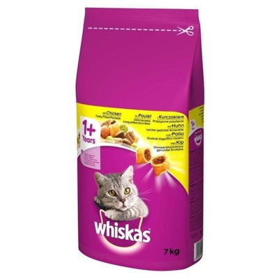 WHISKAS Dorosły z kurczakiem 7 kg