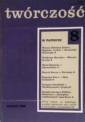 Twórczość Nr. 8 (645) 1999 r. SPK
