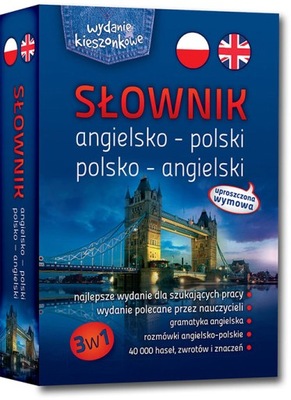 SŁOWNIK ANGIELSKO-POLSKI, POLSKO-ANG. KIESZONKOWY