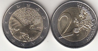 Francja 2015- 2 euro okoliczn. Pokoj Wolnosc