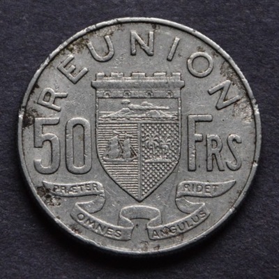 Reunion - 50 franków 1962