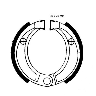 КОЛОДКИ ТОРМОЗНЫЕ EBC 338 KAWASAKI KFX HONDA CR