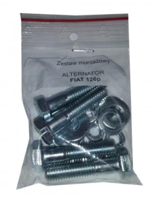 Болти генератора набір fiat 126p 45d фото №1
