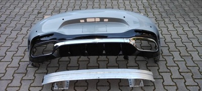 Mercedes sl w232 a232 r232 бампер балка задняя диффузор amg 63 43 amg фото №1