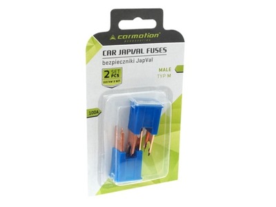 Запобіжники japval typ m 100a, blister 2 szt фото №1