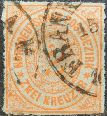 Niemcy - Norddeutscher Postbezirk Mi. 8 kas.