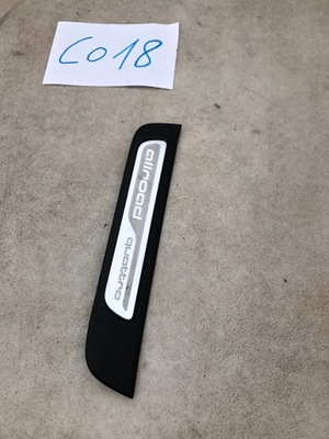 Молдинг порог audi quattro 8k0853375 фото №1