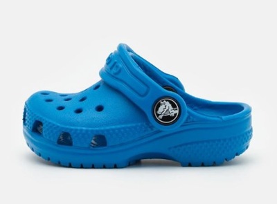 CROCS KLAPKI DZIECIĘCE NIEBIESKIE LOGO eu32 1ŻGA