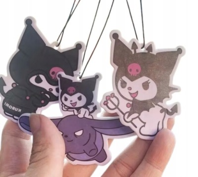 ZAPACH DO AUTA SAMOCHODU ZAWIESZKA ZAPACHOWA 6 SZTUK KUROMI