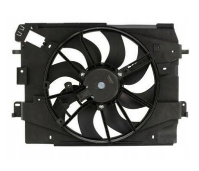 Wr1 dacia logan sandero 12- вентилятор радиатора фото №1