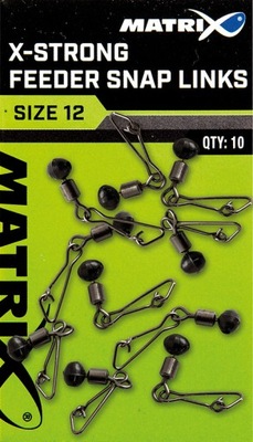 Matrix X-Strong Feeder Snap Links r.10/10szt.