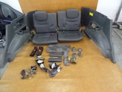 Land cruiser 120 04r сидіння заднє сидіння iii ряд шкіра з ремені фото №1