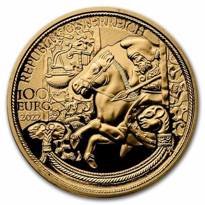 The Gold of the Scythians 1/2 uncji Złota 2022 PROOF