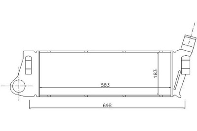 Nissens интеркулер renault grand scenic ii megane фото №1