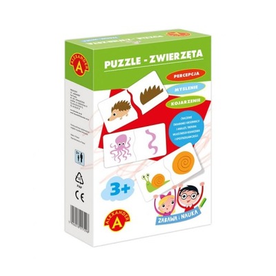 PUZZLE ZWIERZĘTA-ZABAWA I NAUKA