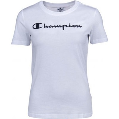 T-shirt Damski Champion 112602WW001 CREWNECK Biały L