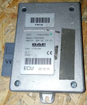 UNIDAD DE CONTROL DAF LF 220 XF EEV FWD ECU  