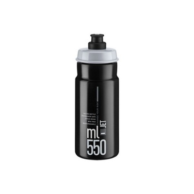 ELITE BIDON 550ml JET BLACK SZARE LOGO EL0190403