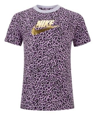 T-shirt dziecięcy panterka logo Nike 156-166 cm