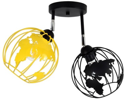 Lampa Żyrandol Plafon Sufitowa Globus Młodzieżowa Dla Dzieci Nowoczesna