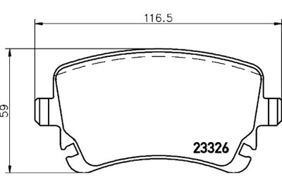 ZAPATAS DE FRENADO HELLA PAGID 4F0698451 4B3698451A  