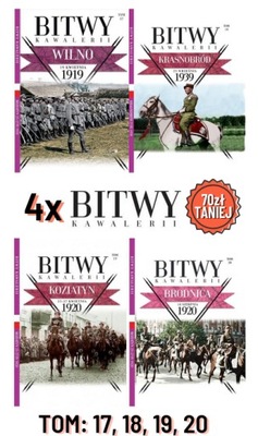 Bitwy Kawalerii - Tom 17-20 ZESTAW + prop