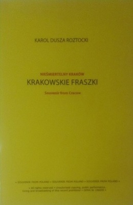 Krakowskie Fraszki Karol Dusza Roztocki SPK