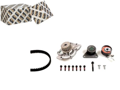 Hepu набор ремень распределительного вала с насос volvo c30 c70 i фото №1