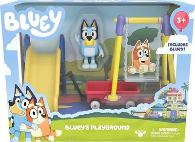 BLUEY FIGURKI ZESTAW PLAC ZABAW z figurką Bluey