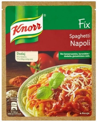 Knorr Fix Spaghetti Napoli sos neapolitański 45 g