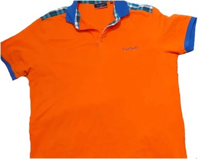 PIERRE CARDIN _ Pomarańczowa Męska Koszulka Polo Orange _ L