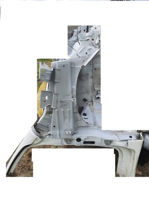 Блок двигателя подкрылок крыла правый partner iii 08- фото №1