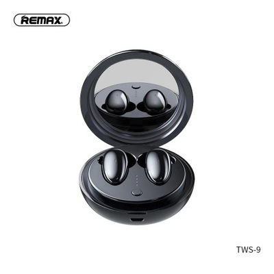REMAX słuchawki bezprzewodowe / bluetooth TWS-9 ze stacją dokującą i luster