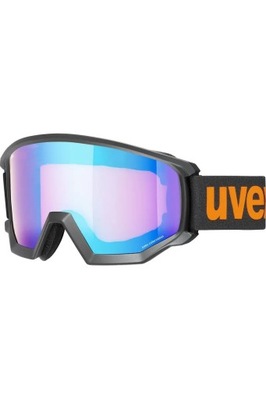 Gogle Uvex Athletic Cv-Black Mat-Mirror Blue-Orange uni