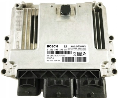 ECU PEUGEOT 207 1.6 9666382080 0261S05190