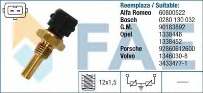 JUTIKLIS TEMPERATŪROS VANDENS ALFA R OPEL 