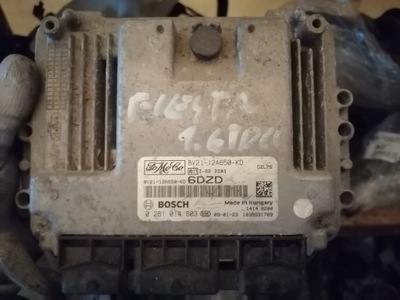 Бортовой компьютер двигателя ford fiesta mk7 фото №1