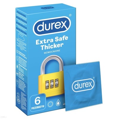 prezerwatywy Durex Extra Safe 6 sztuk