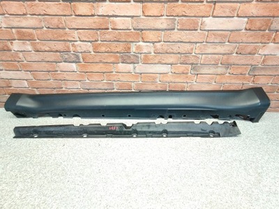 Bmw x6 e71 молдинг накладка поріг ліва поріг лівий + напрямна 7176233 фото №1