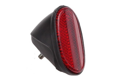 ODBLASK TYLNY CZERWONY NA BŁOTNIK PRZYKR.