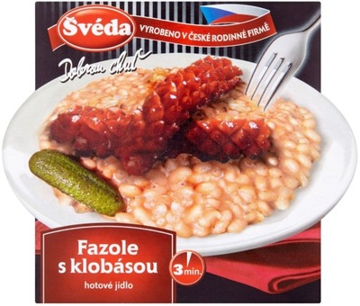 Szweda Fasola z kiełbasą 360g