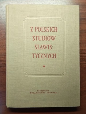 Z polskich studiów slawistycznych Seria 3 Tom 1